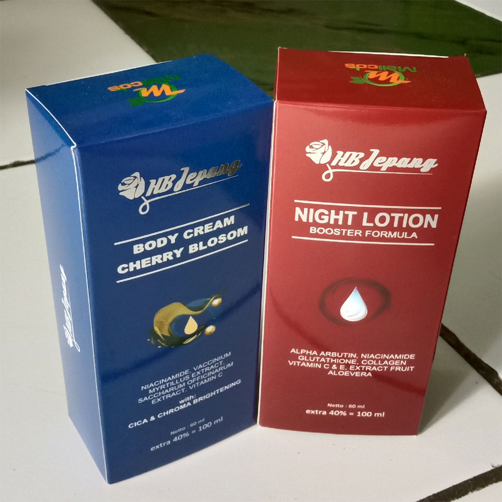 cetak kemasan kosmetik kertas ivori, duplek, artkarton